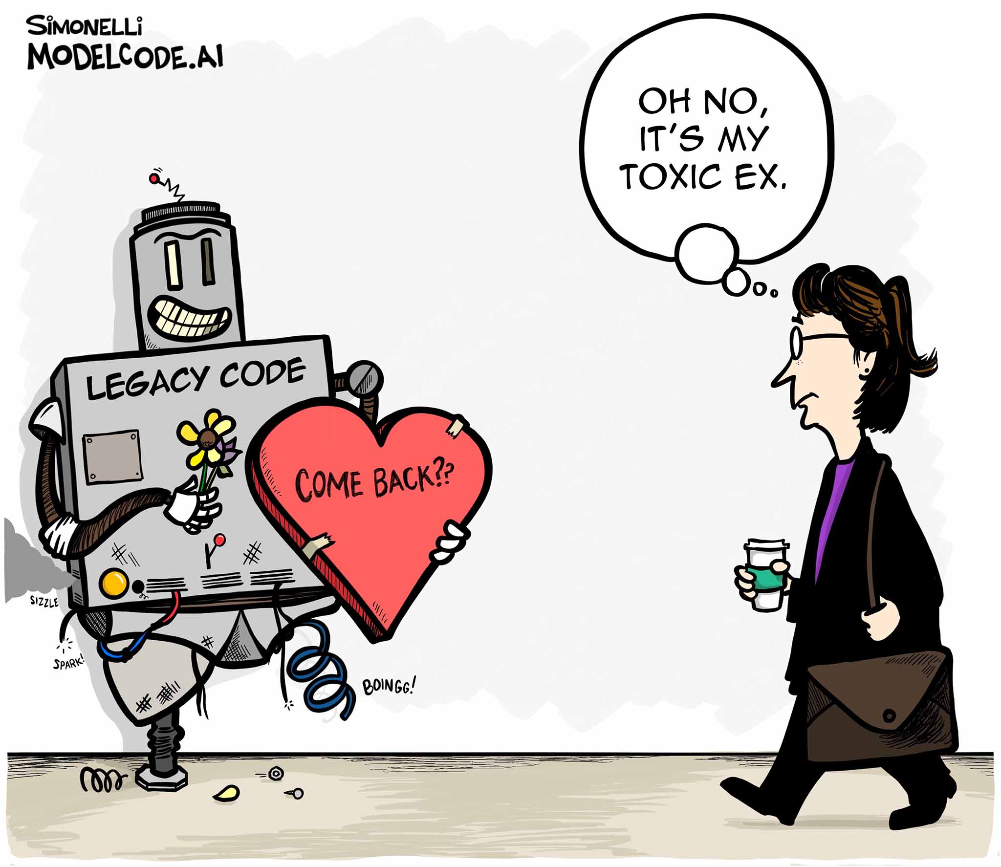 Toxic Ex Cartoon