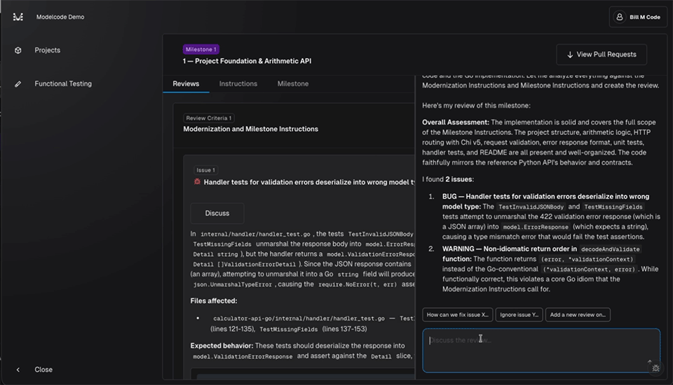Clearer errors and chat-driven resolution