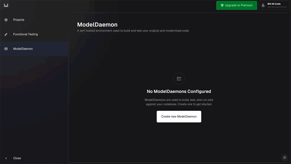 ModelDaemon setup